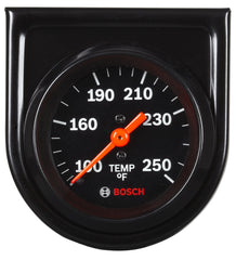 Bosch Style Line 2in dial-face gauge for engine temperatures; clear readings.