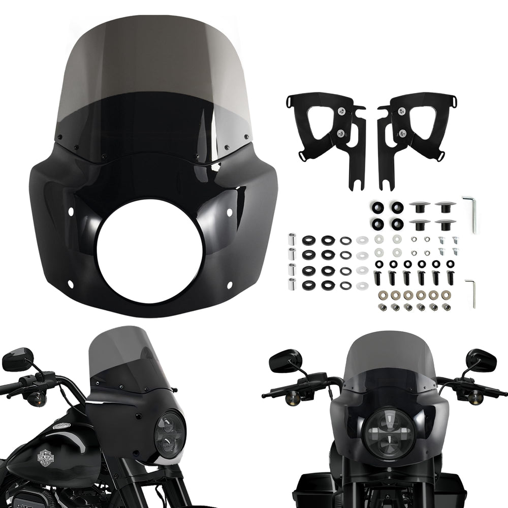 BOSYCY Road Warrior fairing body improves aerodynamics on long Harley rides