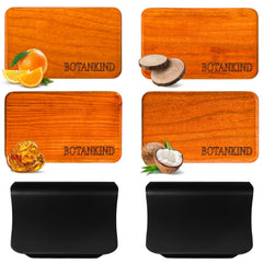Botanikind wooden visor-clip car air freshener on the sun visor for a clean cabin scent.