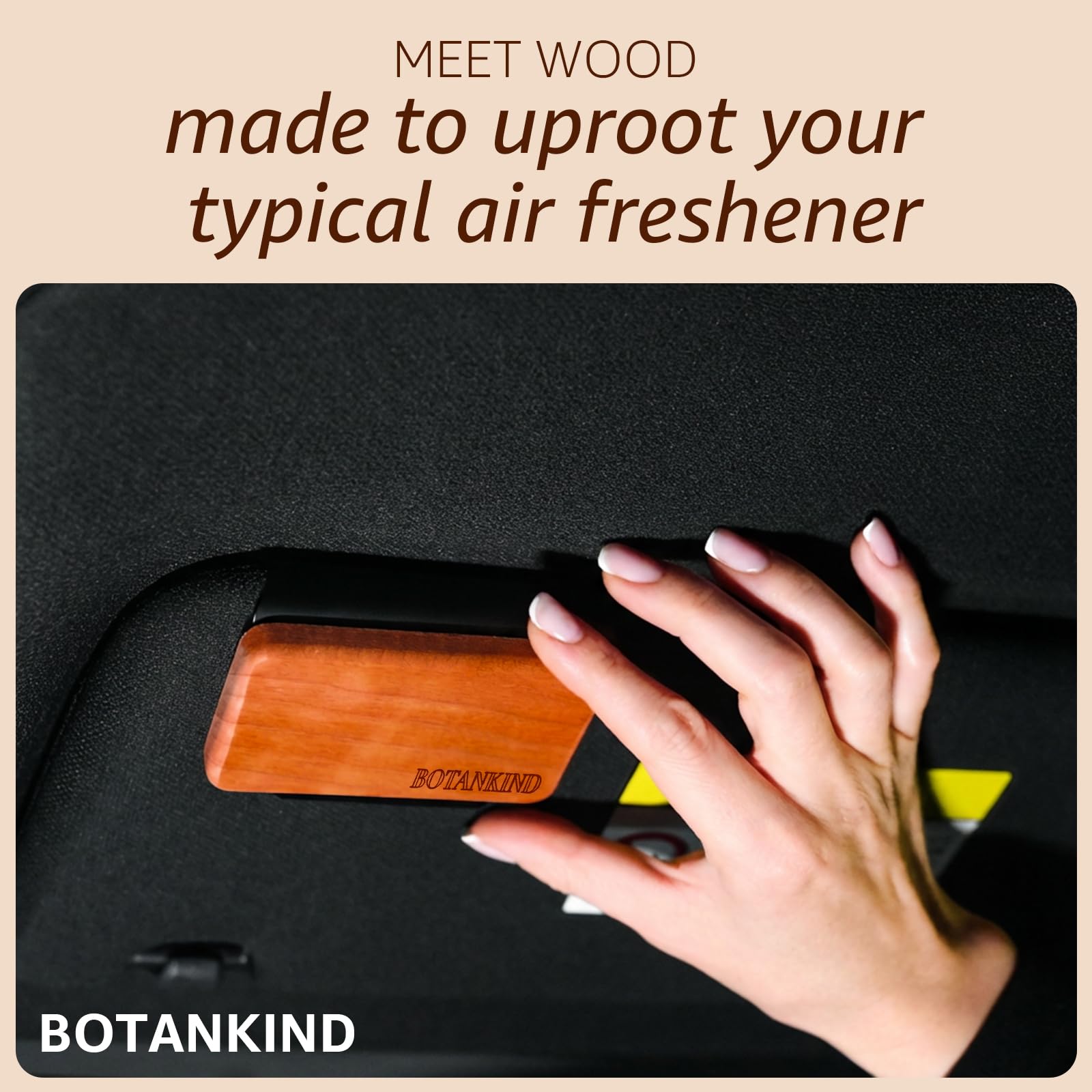 Botanikind fragrance-block amber close-up showing rich, subtle fragrance release.