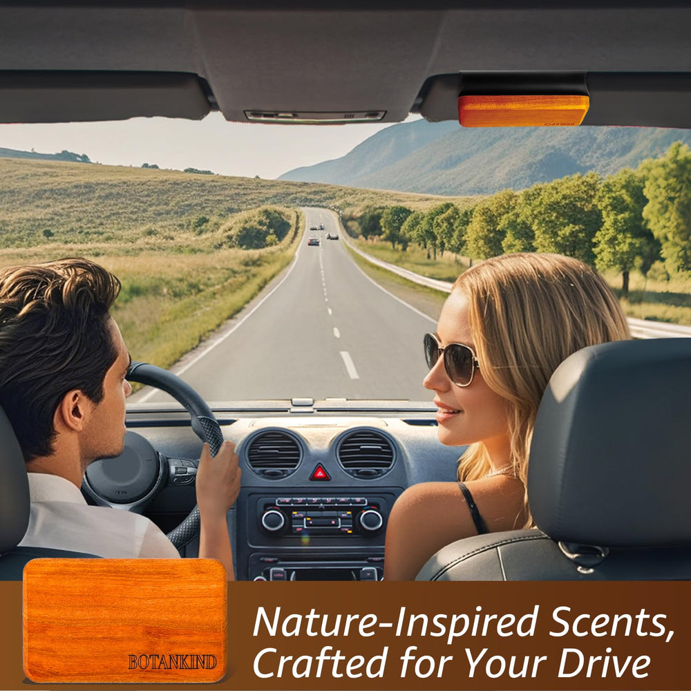 Botanikind fragrance-block teak close-up releasing a warm, nature-inspired aroma.