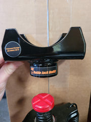 Bottle Jack Buddy compact design makes storage easy.