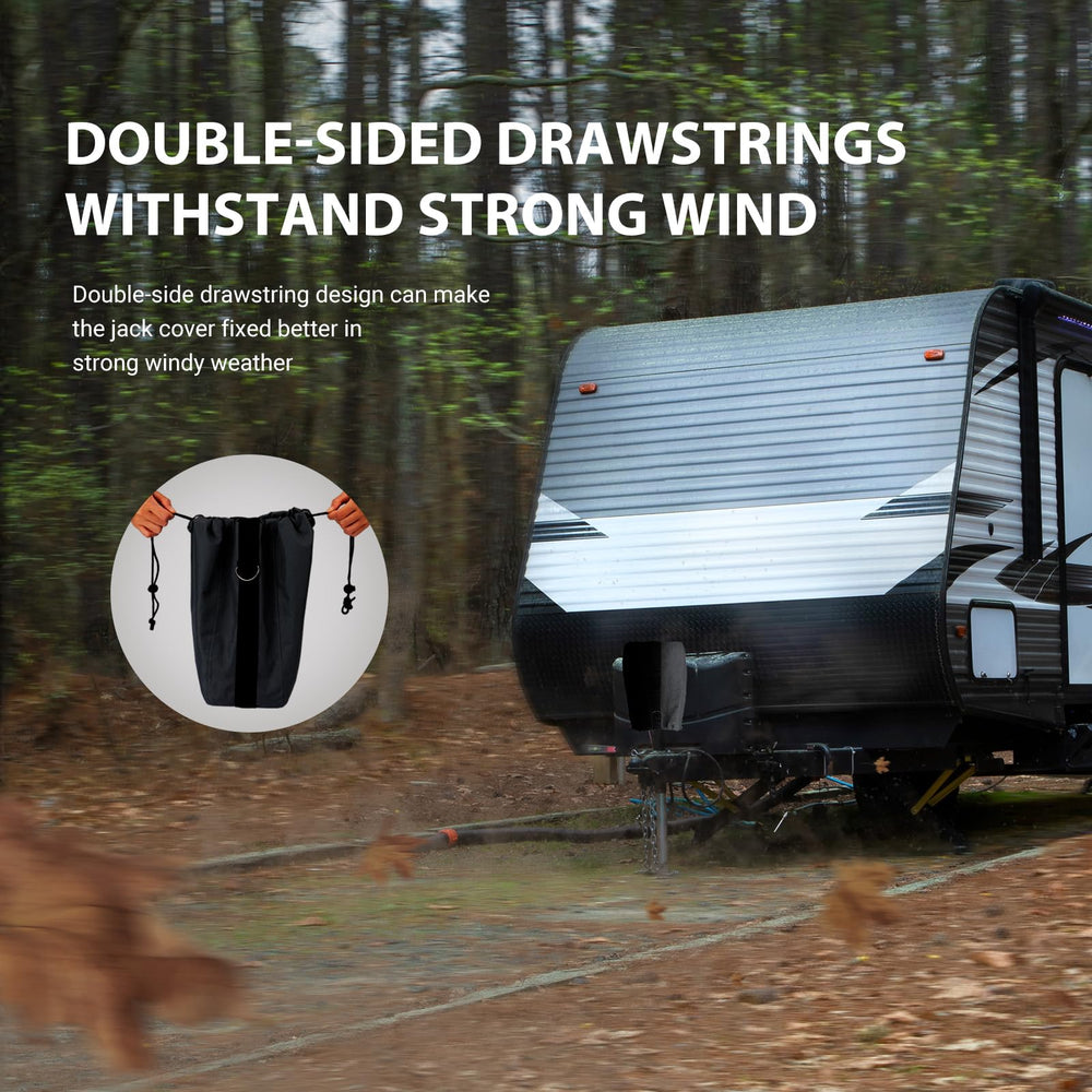 BougeRV D-ring reinforced design supports thick safety chains for secure mounting