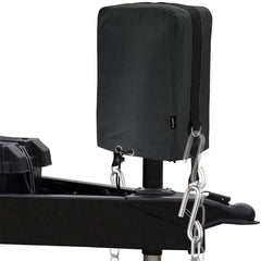 BougeRV Tongue Jack Cover with D Rings close-up protects chains and prevents rust