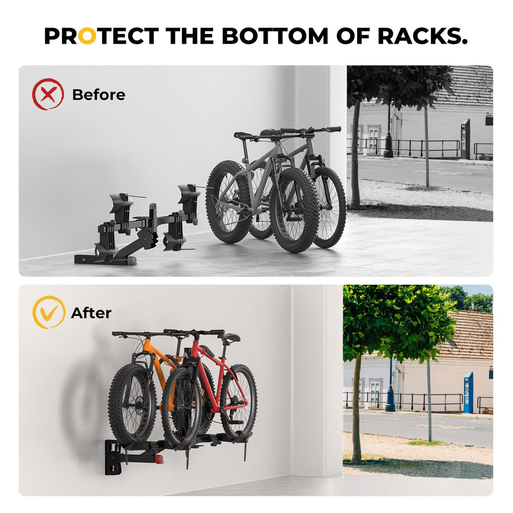 BougeRV Hitch Wall Mount uses steel and aluminum for lasting durability.