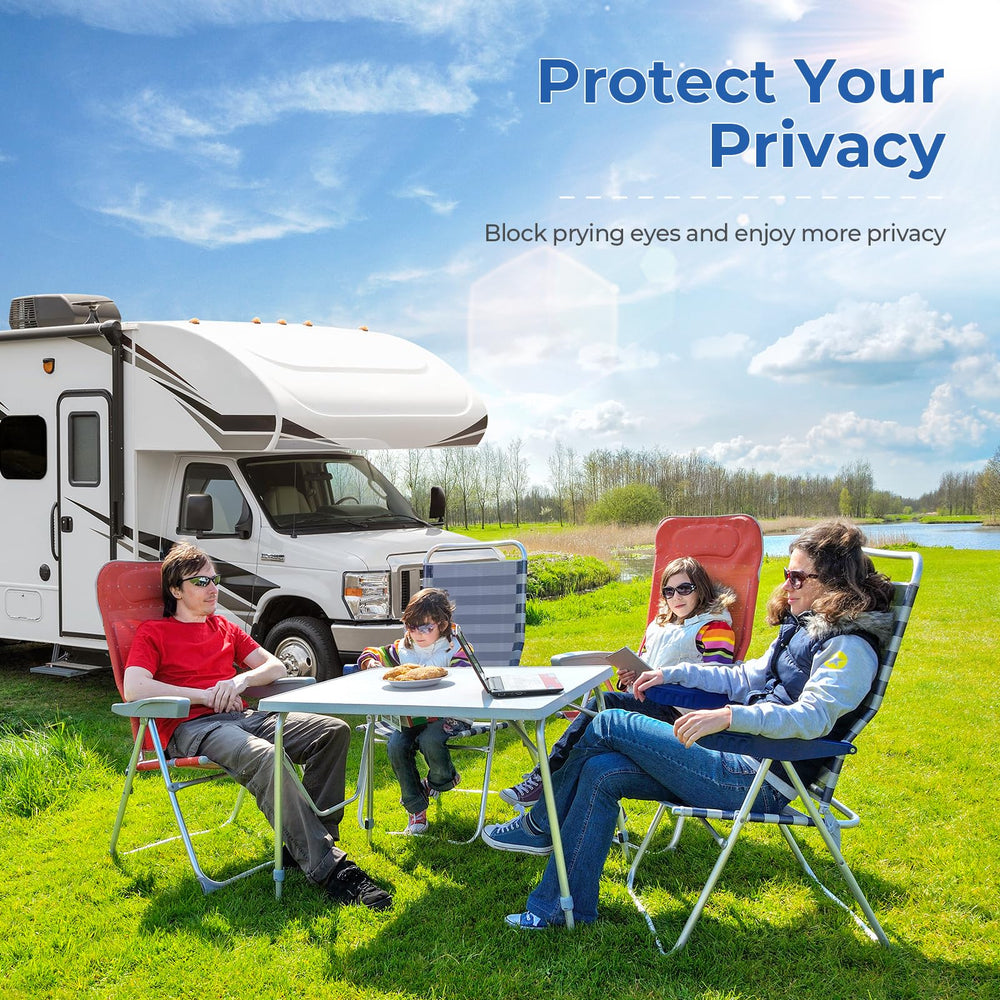 BougeRV anti-theft design helps keep the interior secure when locked.