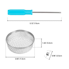 BougeRV installation tool and springs for quick, tool-free RV vent screen setup.