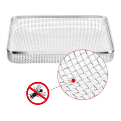 BougeRV rectangular vent screen fits 6x8.5 inch water heater vents for added protection.