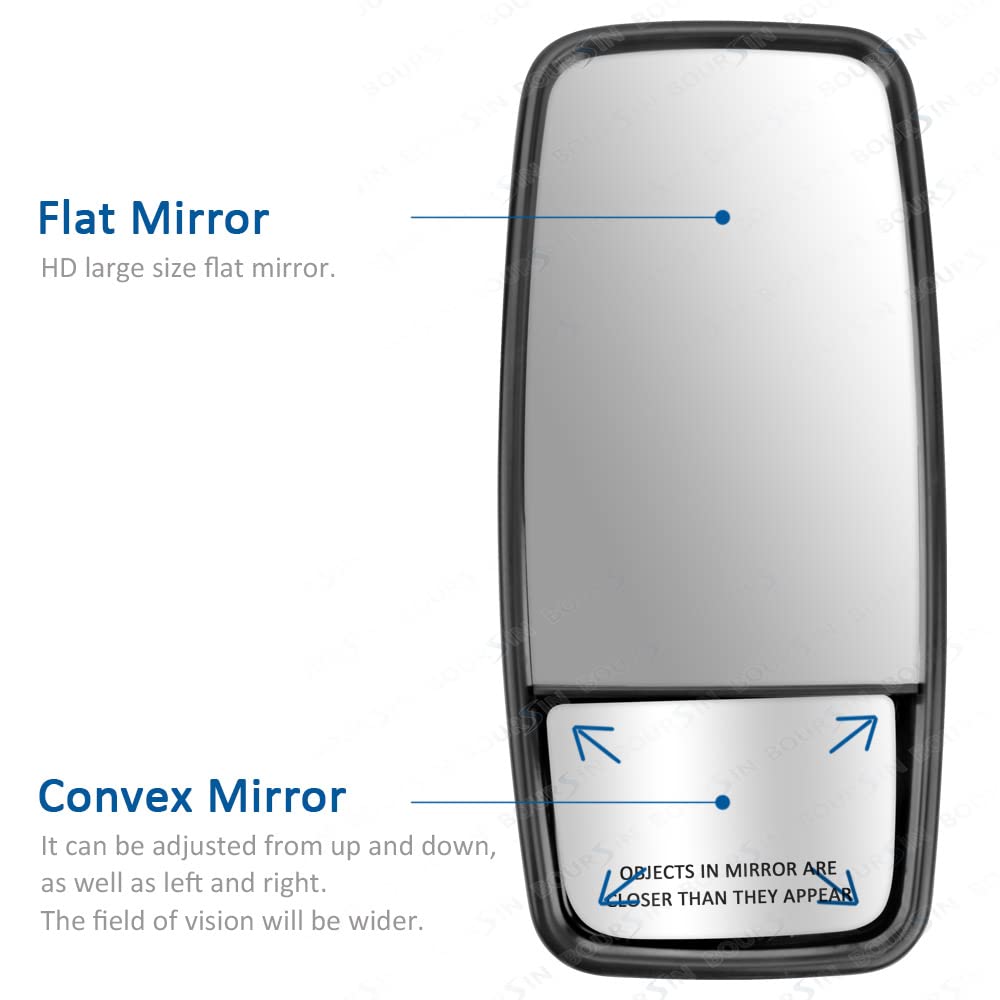 Boursin mirror fitment for Isuzu NPR series across engine options