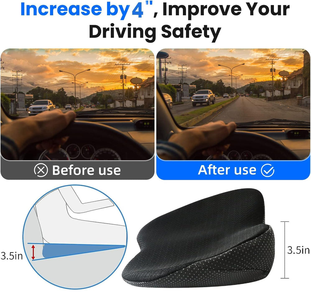BowLUQ ergonomic design visual shows wedge shape supporting natural spine curve