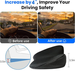 BowLUQ ergonomic design visual shows wedge shape supporting natural spine curve