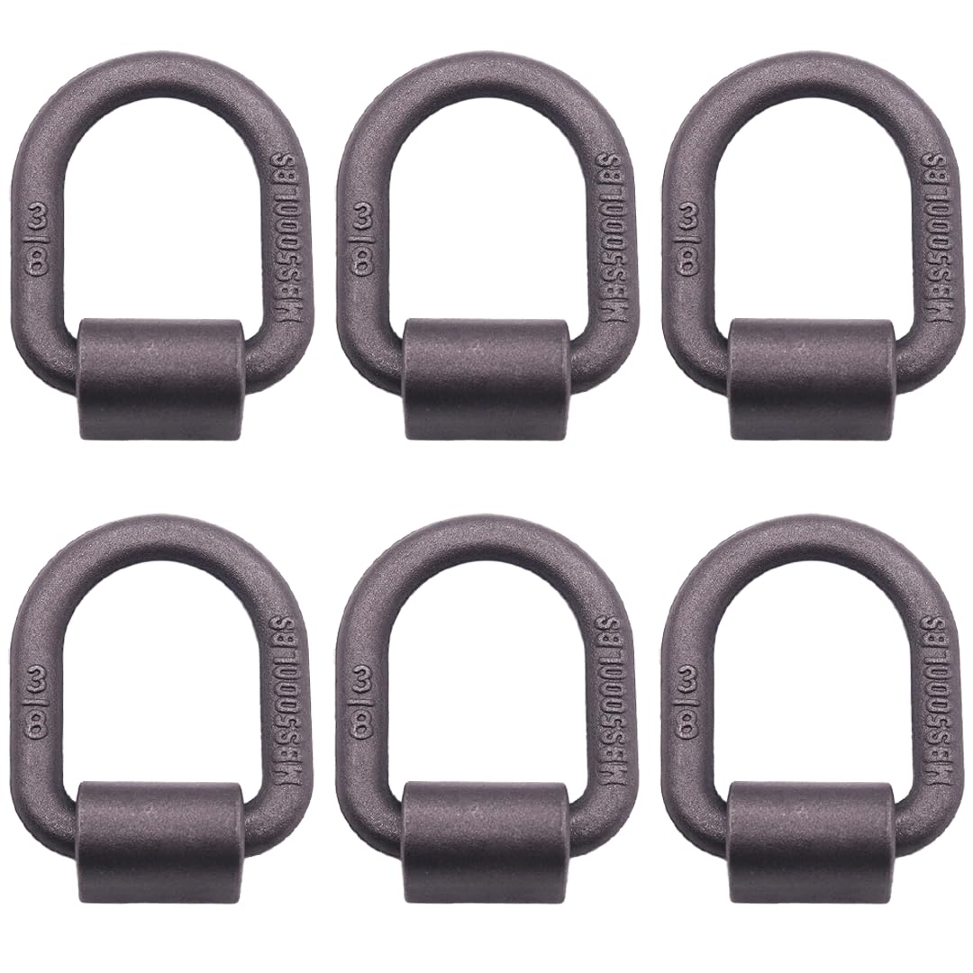 BoxerTool 38 weld-on D-ring close-up showing forged strength for secure cargo