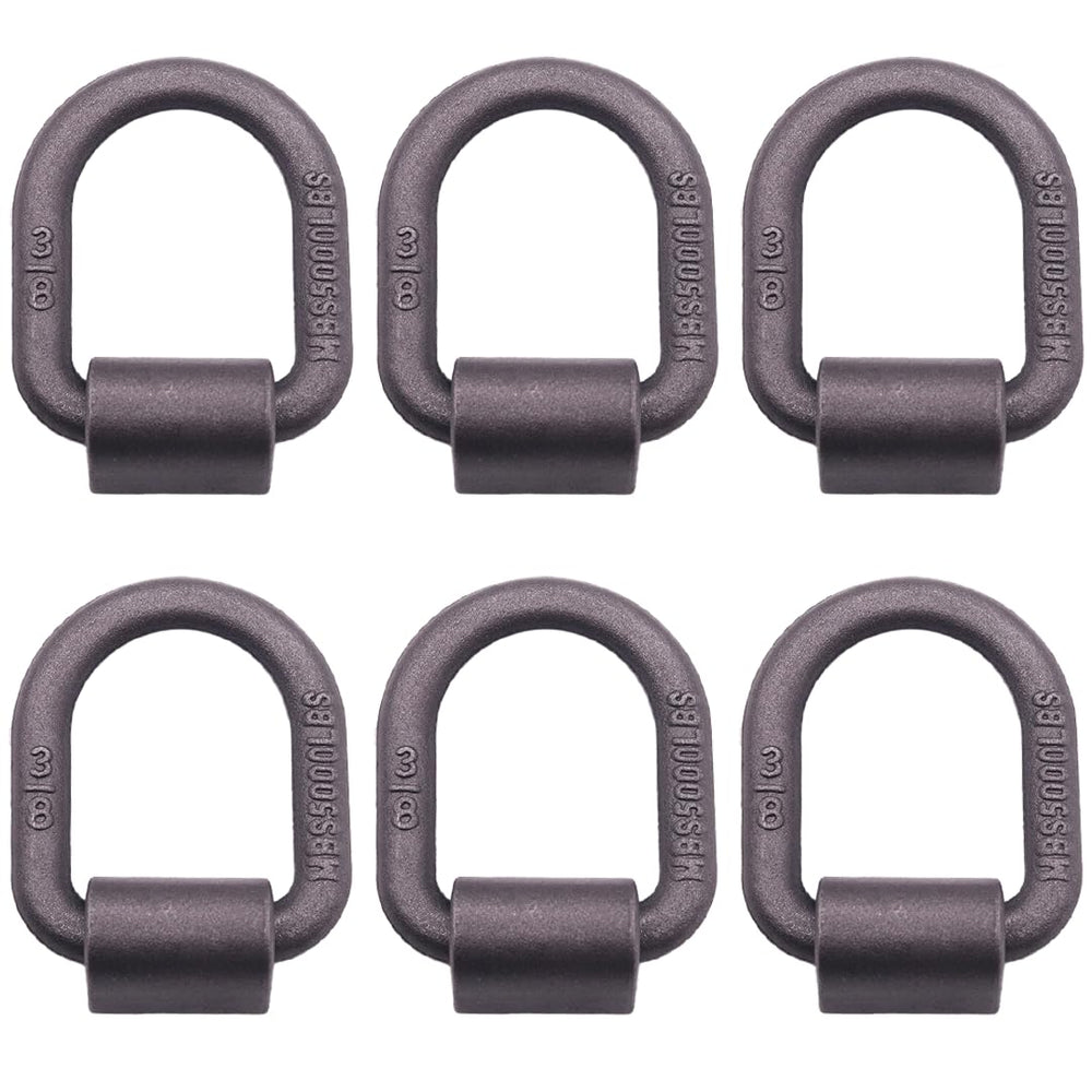 BoxerTool 38 weld-on D-ring close-up showing forged strength for secure cargo