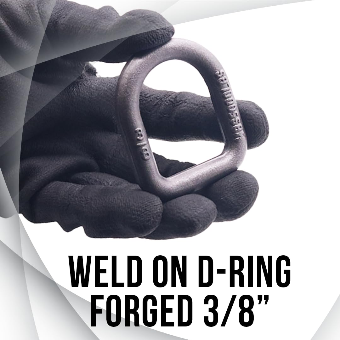 BoxerTool 6-pack D-ring set ready for trailers and securing