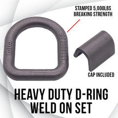 BoxerTool heavy-duty D-ring on truck bed with bracket for reliable anchor points