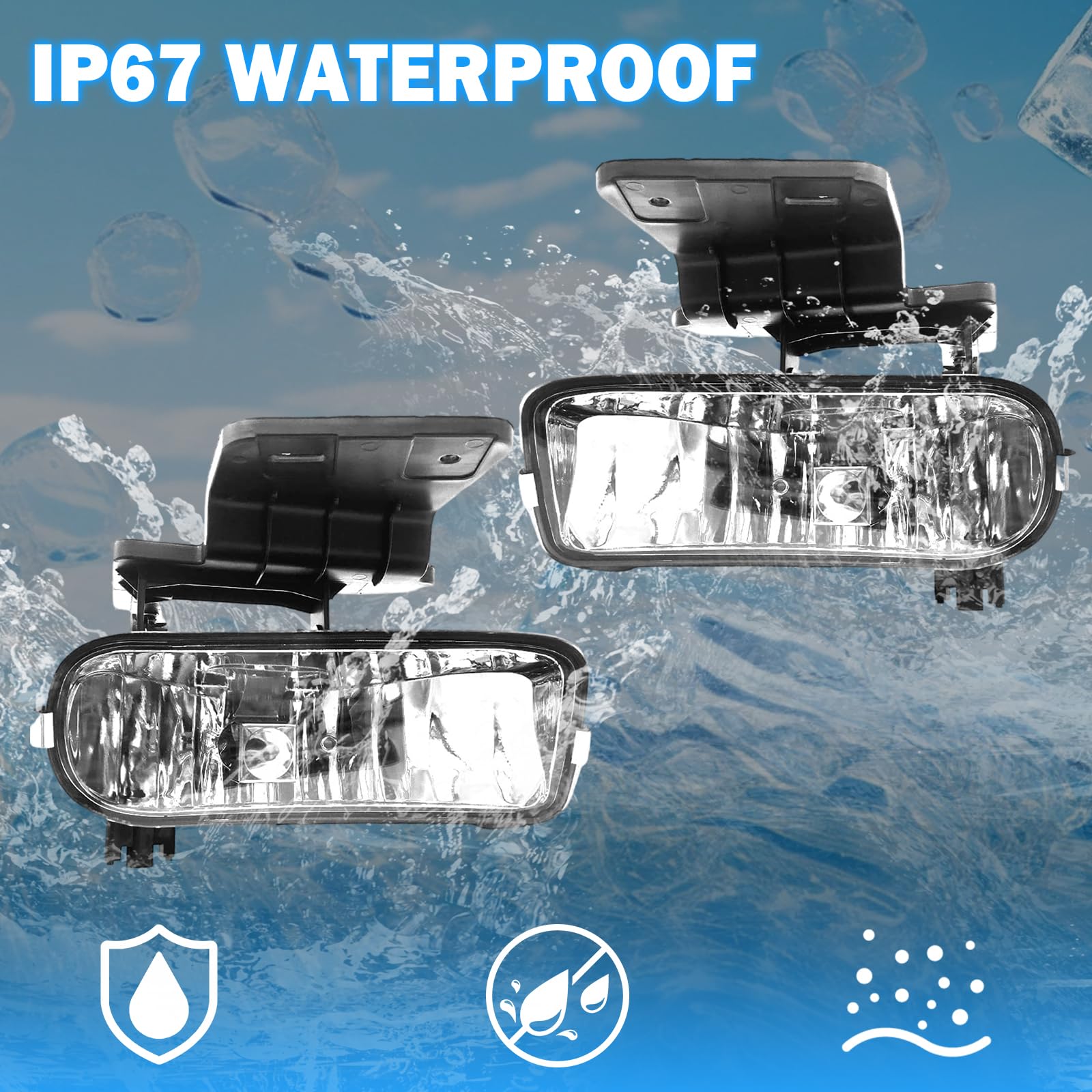 Boxlight fog lights assembly closeup bezel highlights durable housing for reliable nighttime illumination.