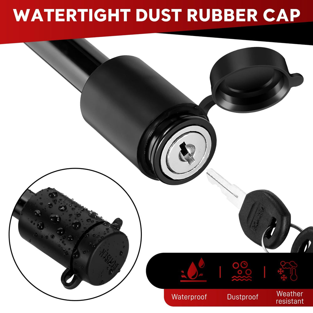 BOYISEN hitch pin fits 2-Inch and 2.5-Inch receivers for versatility.