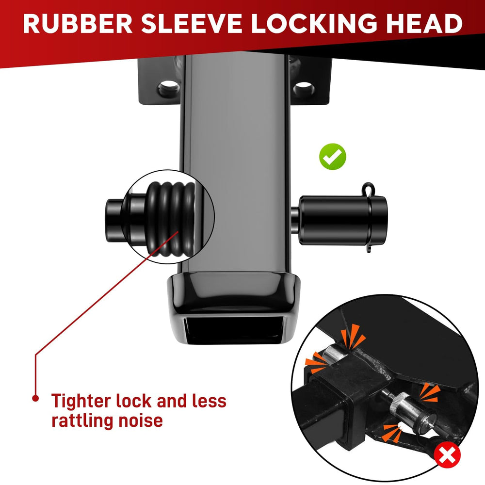 BOYISEN four O-rings minimize play and rattling during towing.