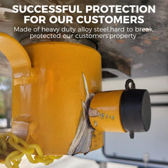 BOYISEN keyed-alike trailer lock with 3 keys supports fleet management.
