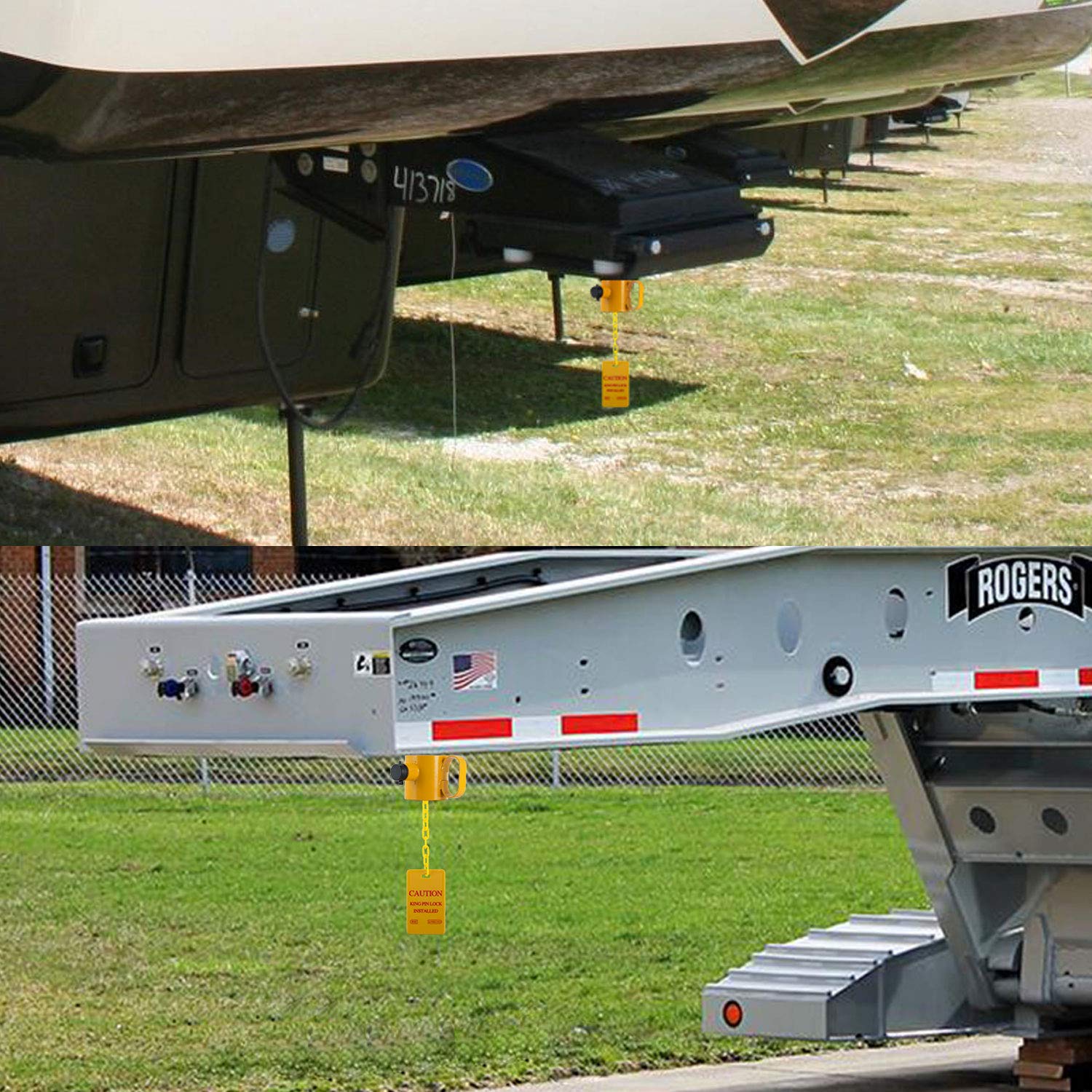 Universal fit for RVs boats campers and semi-trucks