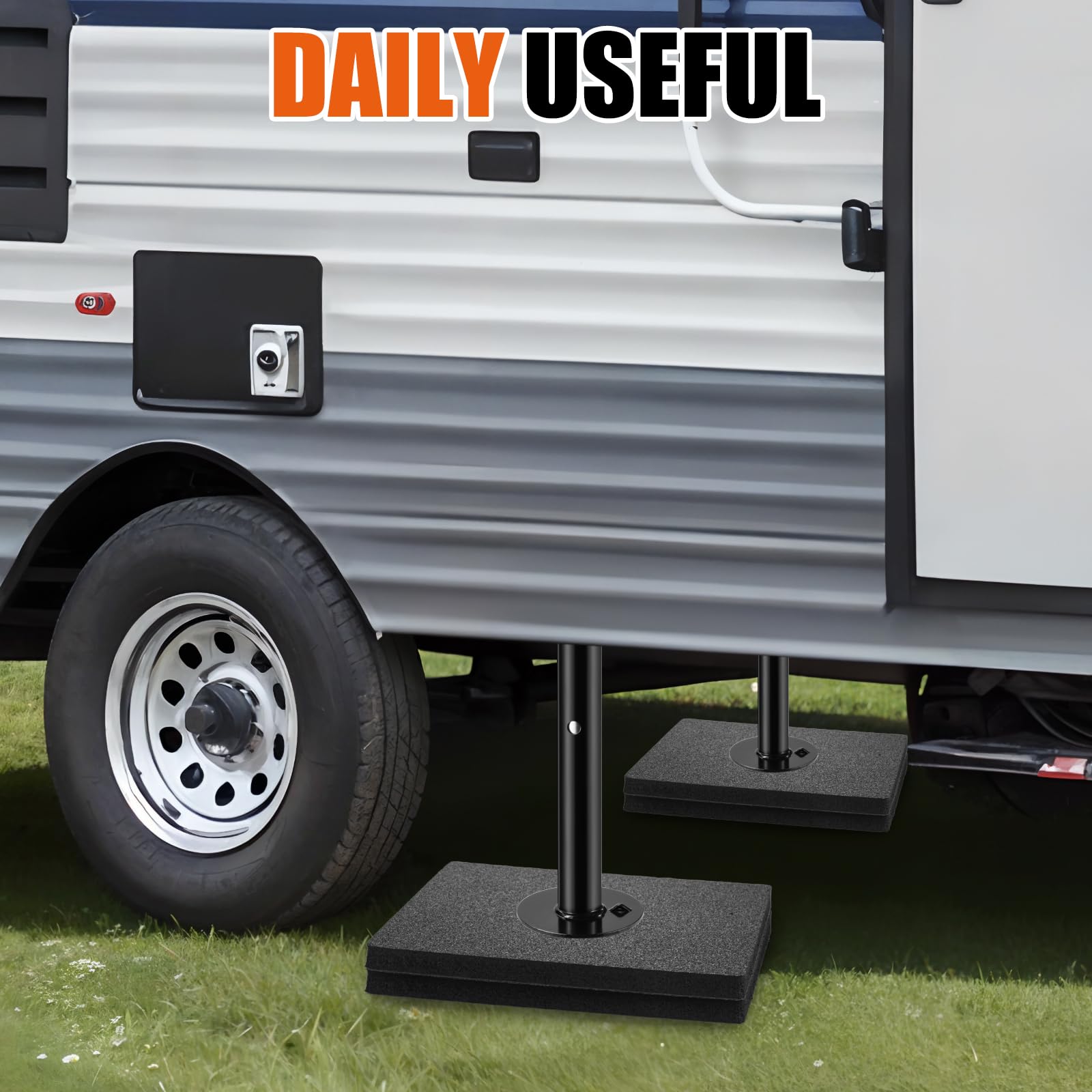 BOYISEN recycled rubber pad offers durable, weather-resistant protection.