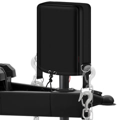 BOYISEN RV jack cover in waterproof 900D Oxford fabric protects tongue jacks outdoors.