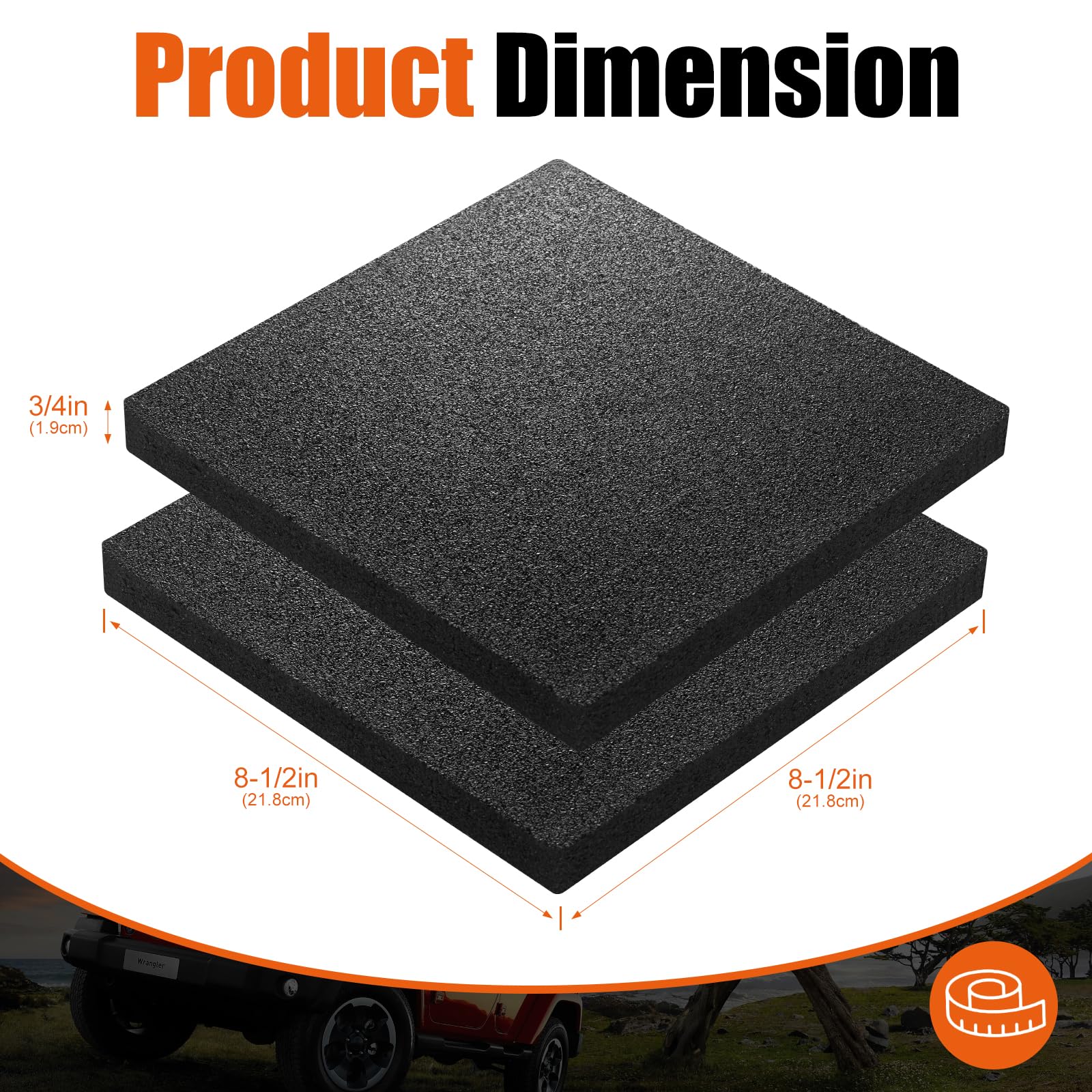 BOYISEN stabilizer pad with non-slip rubber for secure ground grip.