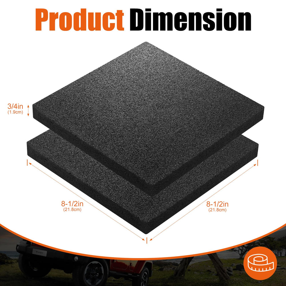 BOYISEN stabilizer pad with non-slip rubber for secure ground grip.