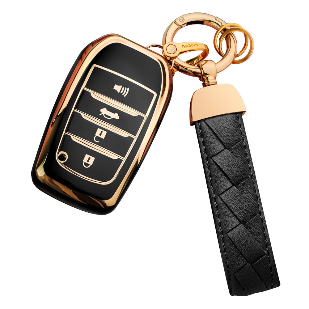 Bqepe Camry key fob cover with 4-button protection for daily use