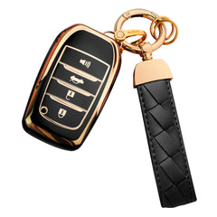 Bqepe Camry key fob cover with 4-button protection for daily use