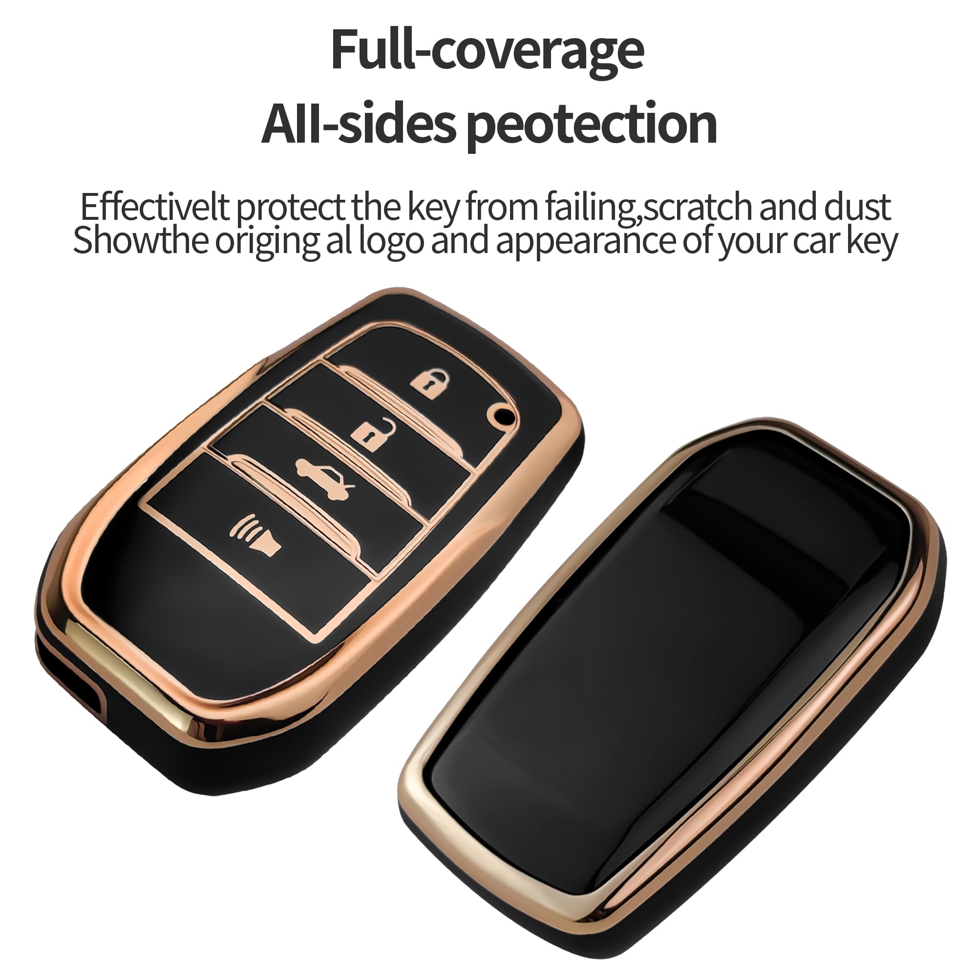 Bqepe Venza key fob cover with 360-degree protection and smooth handling