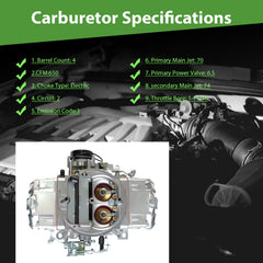 BR-67255 carburetor electric choke for dependable cold starts