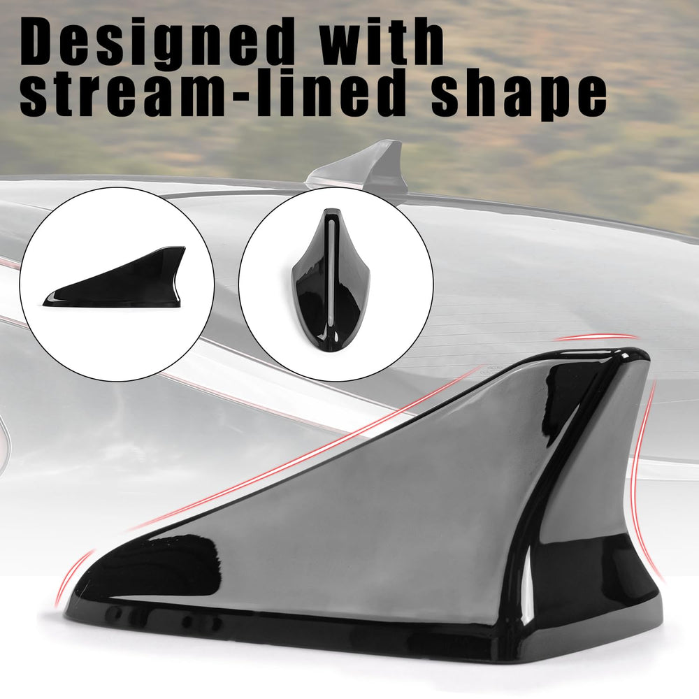 Bracingo shark fin antenna cover on Kia Optima 2016-2020 clean upgrade