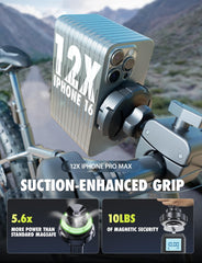Bracketron MagSafe Bike Mount holds up to 10 lbs for confident riding