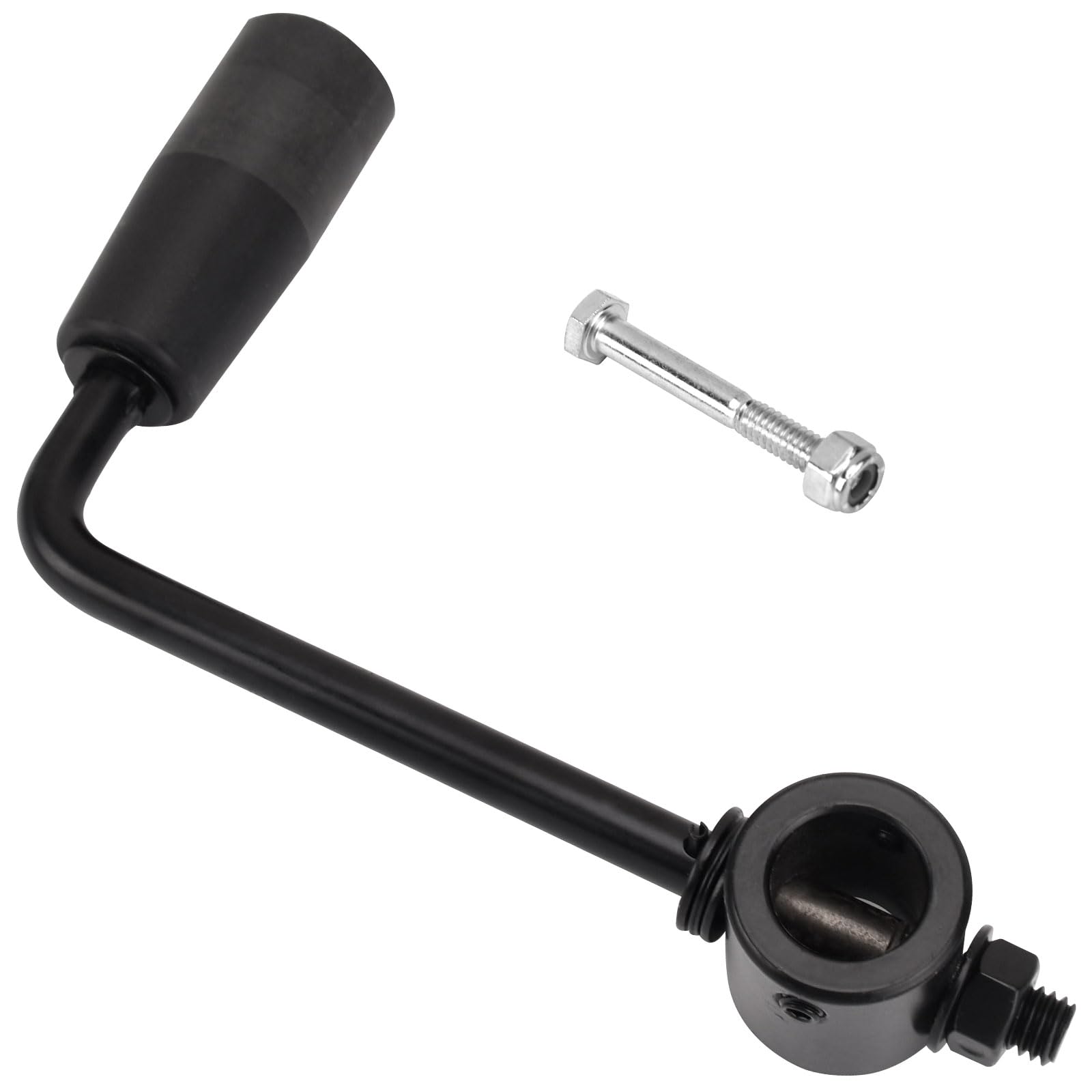 Braveboy 7-inch tarp crank handle with a smooth grip for easy operation.