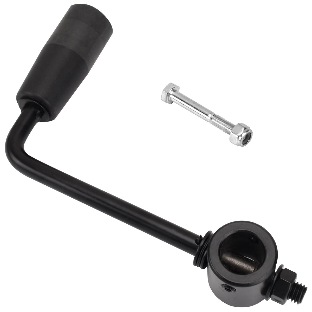 Braveboy 7-inch tarp crank handle with a smooth grip for easy operation.