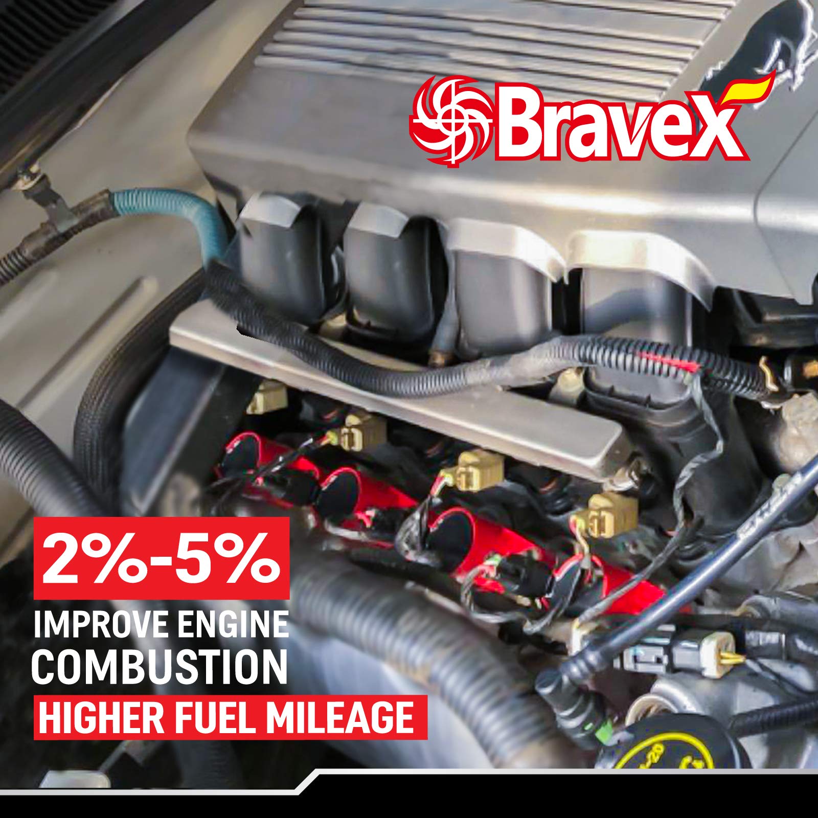 Bravex ignition system components laid out for compatibility.
