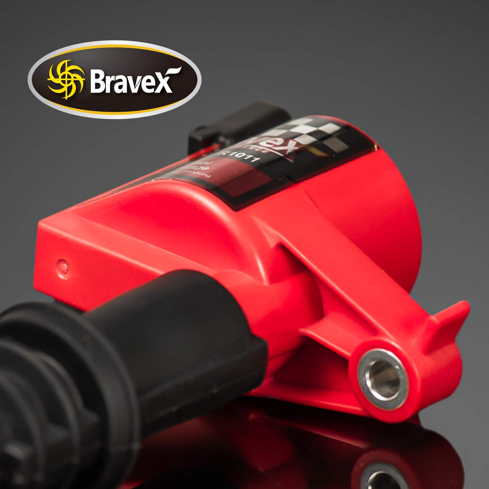 Bravex SP546 spark plugs close-up with iridium electrode for torque.