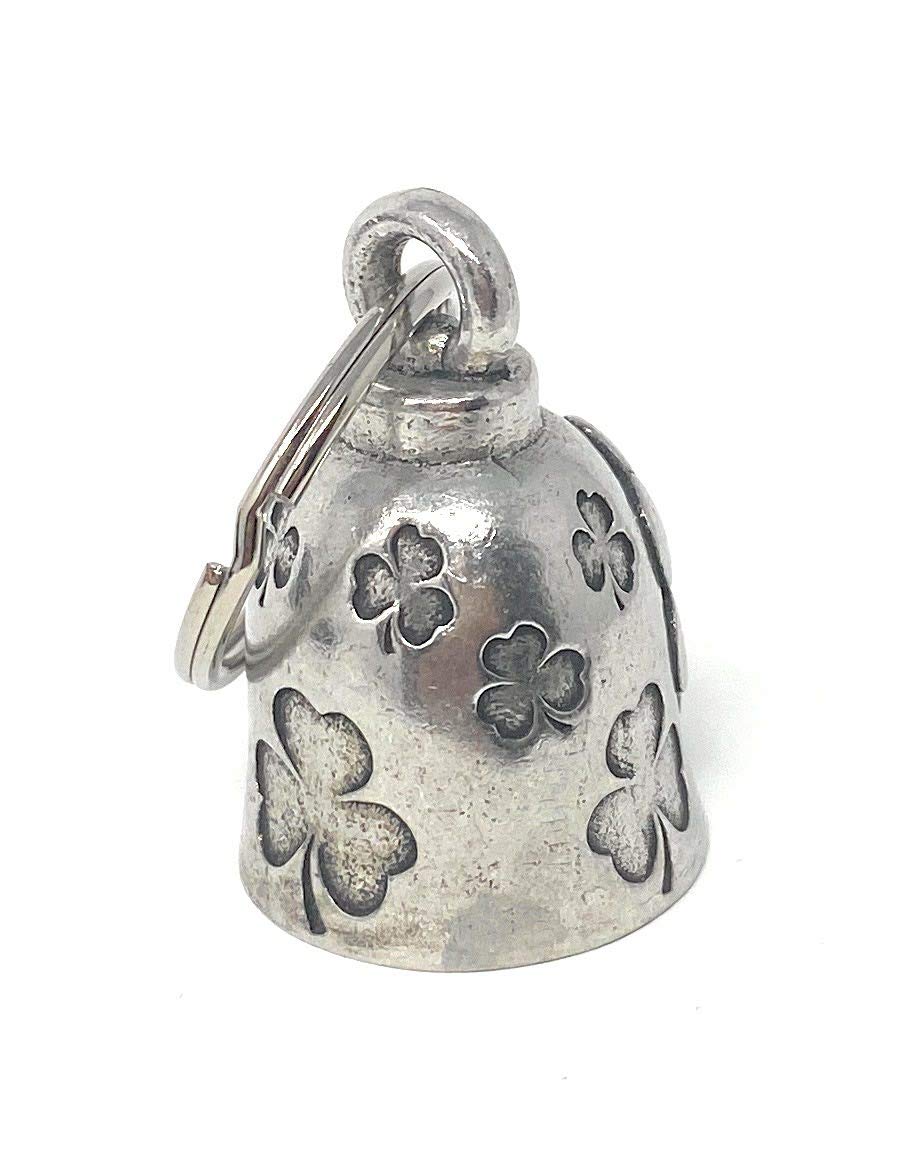 Bravo Bells Clover Bell side profile showing lead-free pewter craftsmanship and durability