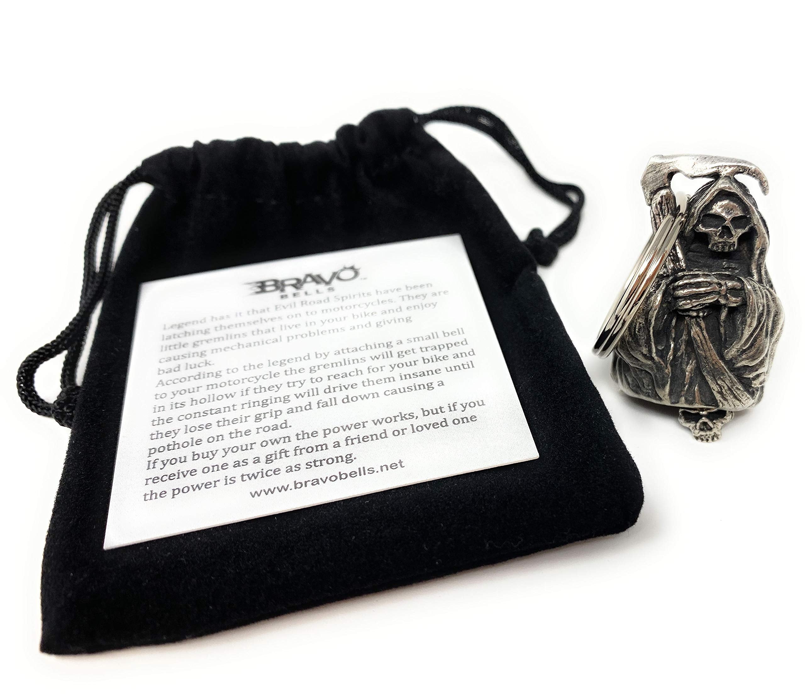 Bravo Bells drawstring bag and Legend Card included for keepsake value.