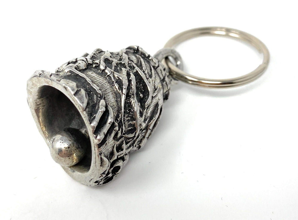 Bravo Bells Skull Dragon Bell on keychain, everyday carry companion