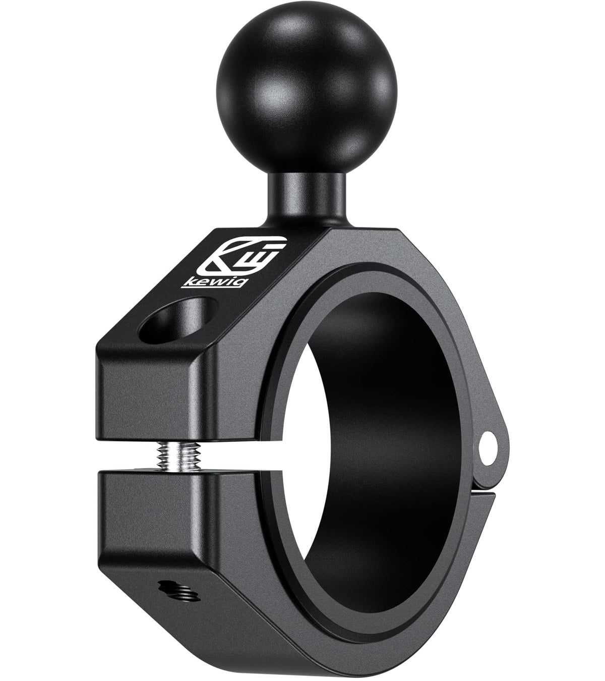 BRCOVAN 1in ball clamp mount on a round rail for secure mounting.