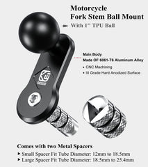 BRCOVAN 1inch TPU ball connects to RAM mounts for compatibility