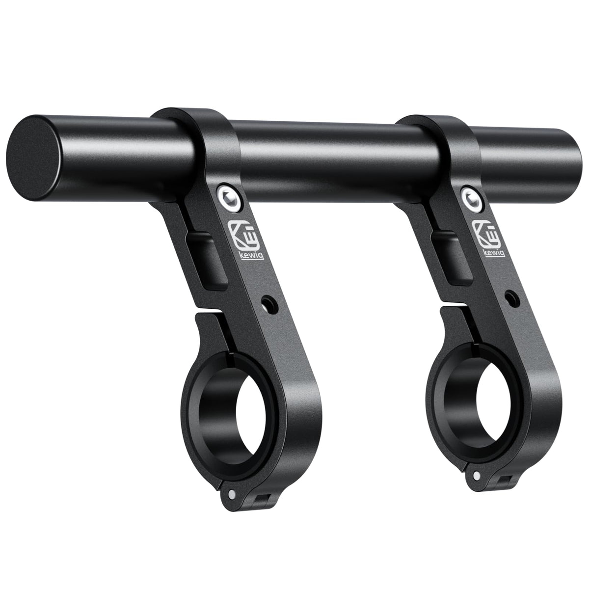 BRCOVAN 8in handlebar extender on a bike showing extended reach and improved control.