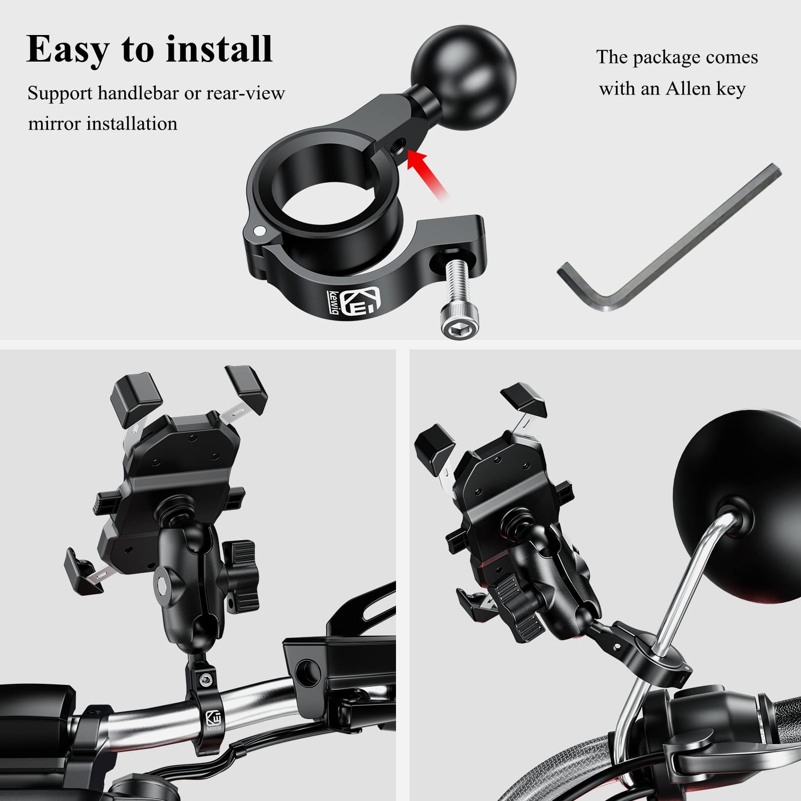 BRCOVAN Allen key included for easy on-site installation