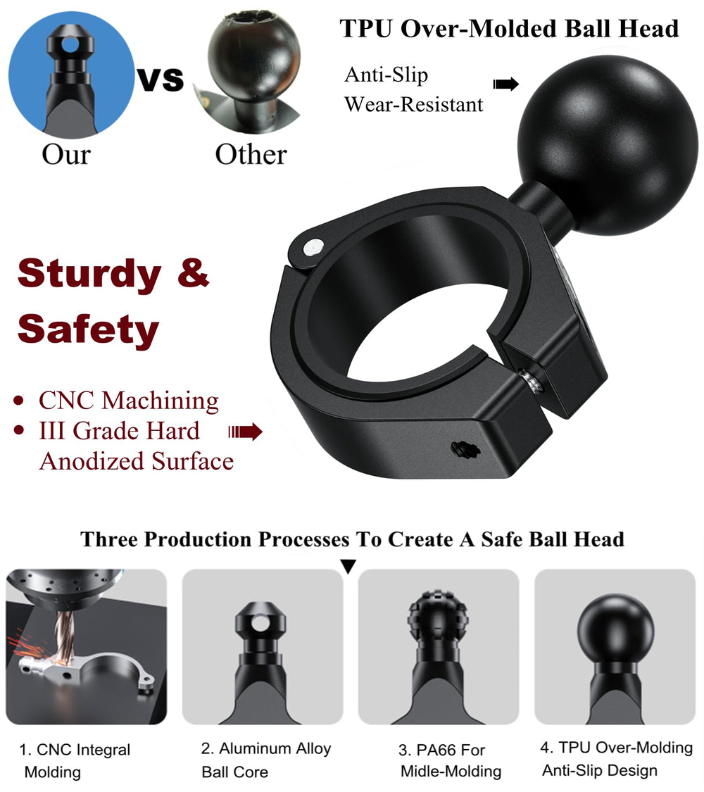 BRCOVAN aluminum ball head delivers durability and smooth articulation