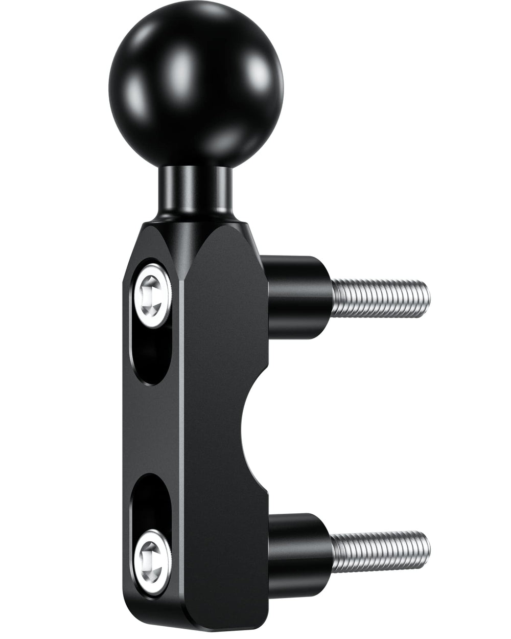 BRCOVAN aluminum mount base with 1-inch TPU ball for RAM mounts, secure support.