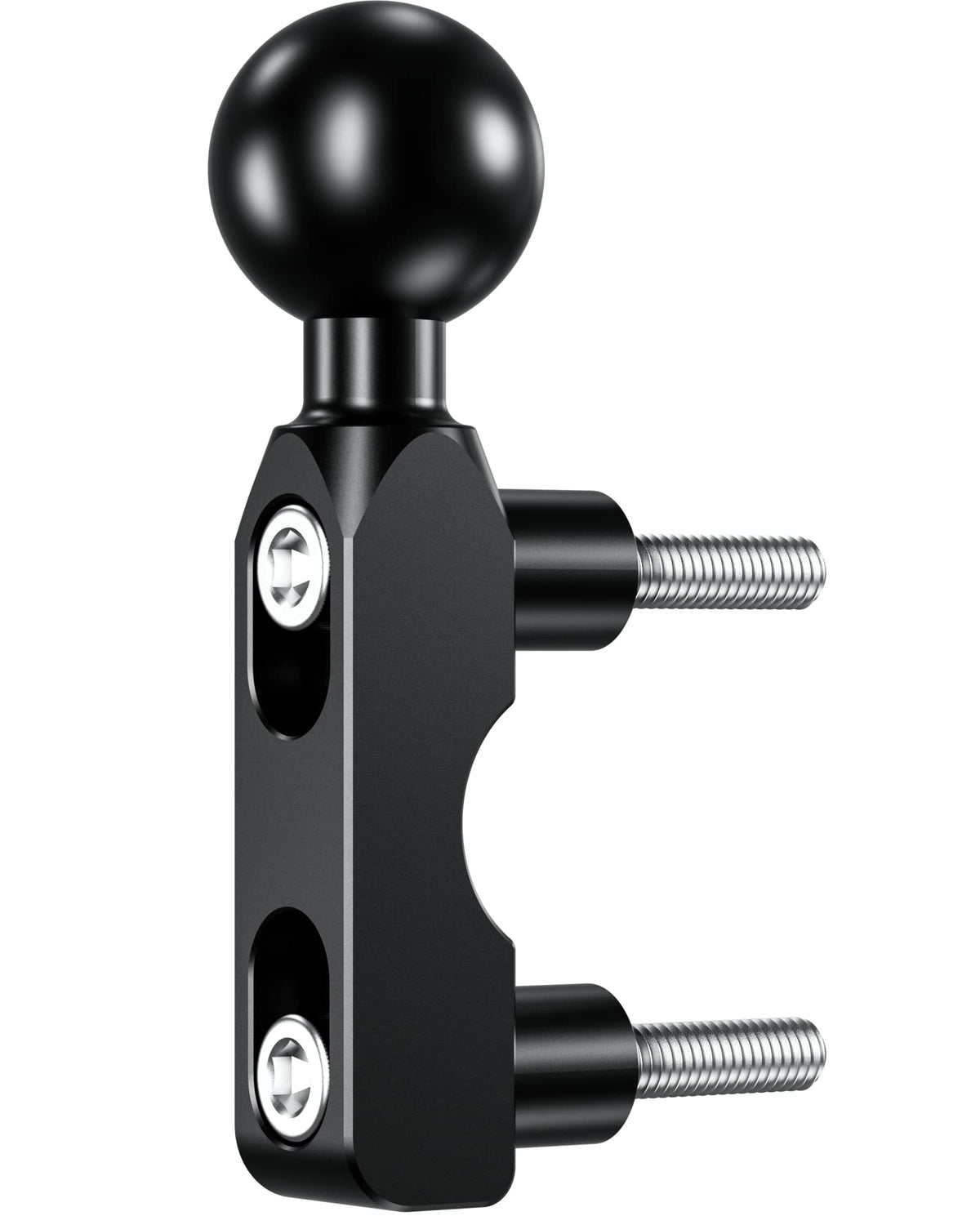 BRCOVAN aluminum mount base with 1-inch TPU ball for RAM mounts, secure support.