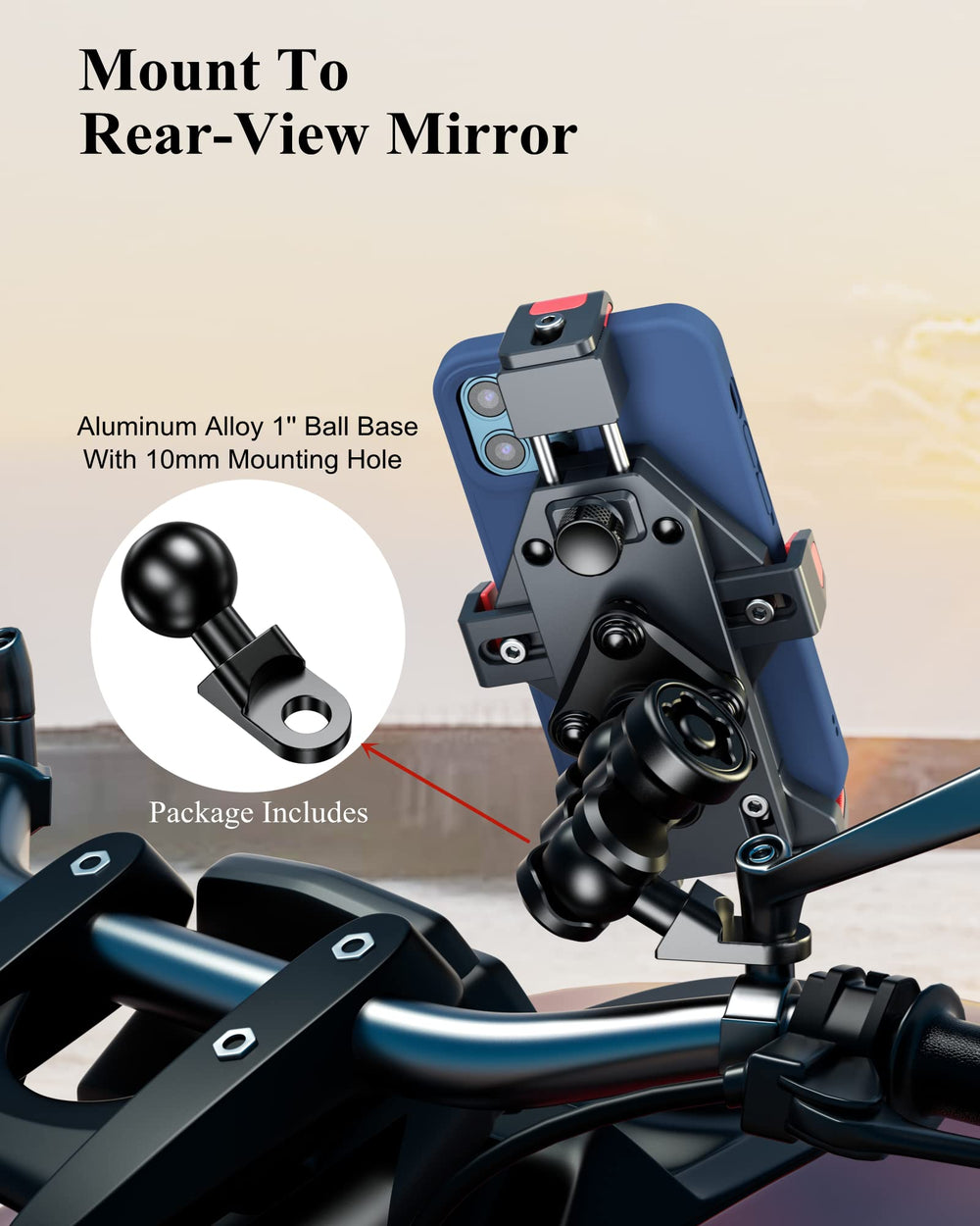 BRCOVAN anti-shake design keeps your phone secure at high speeds.