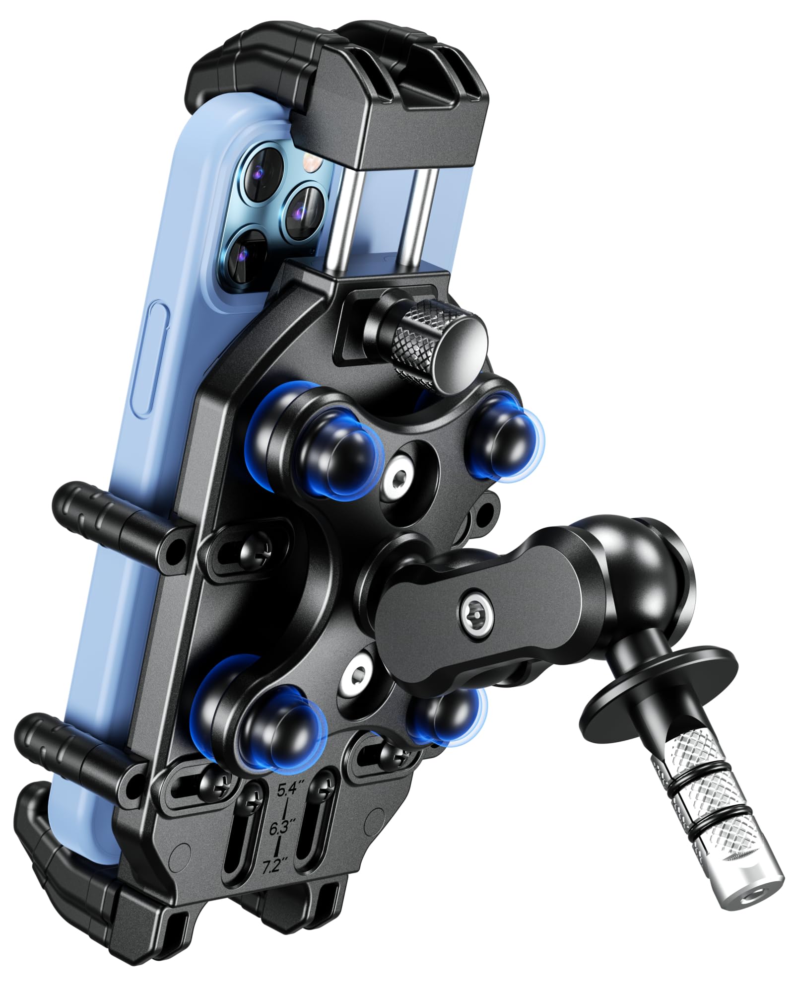 BRCOVAN anti theft fork stem mount shows secure base and robust build